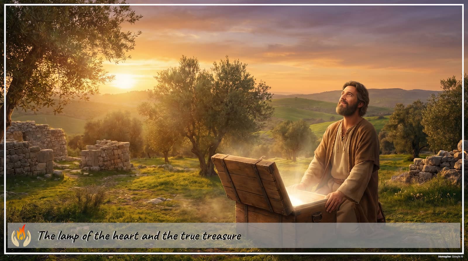 Daily Prayer for Friday, June 19, 2026 entitled: “The lamp of the heart and the true treasure”