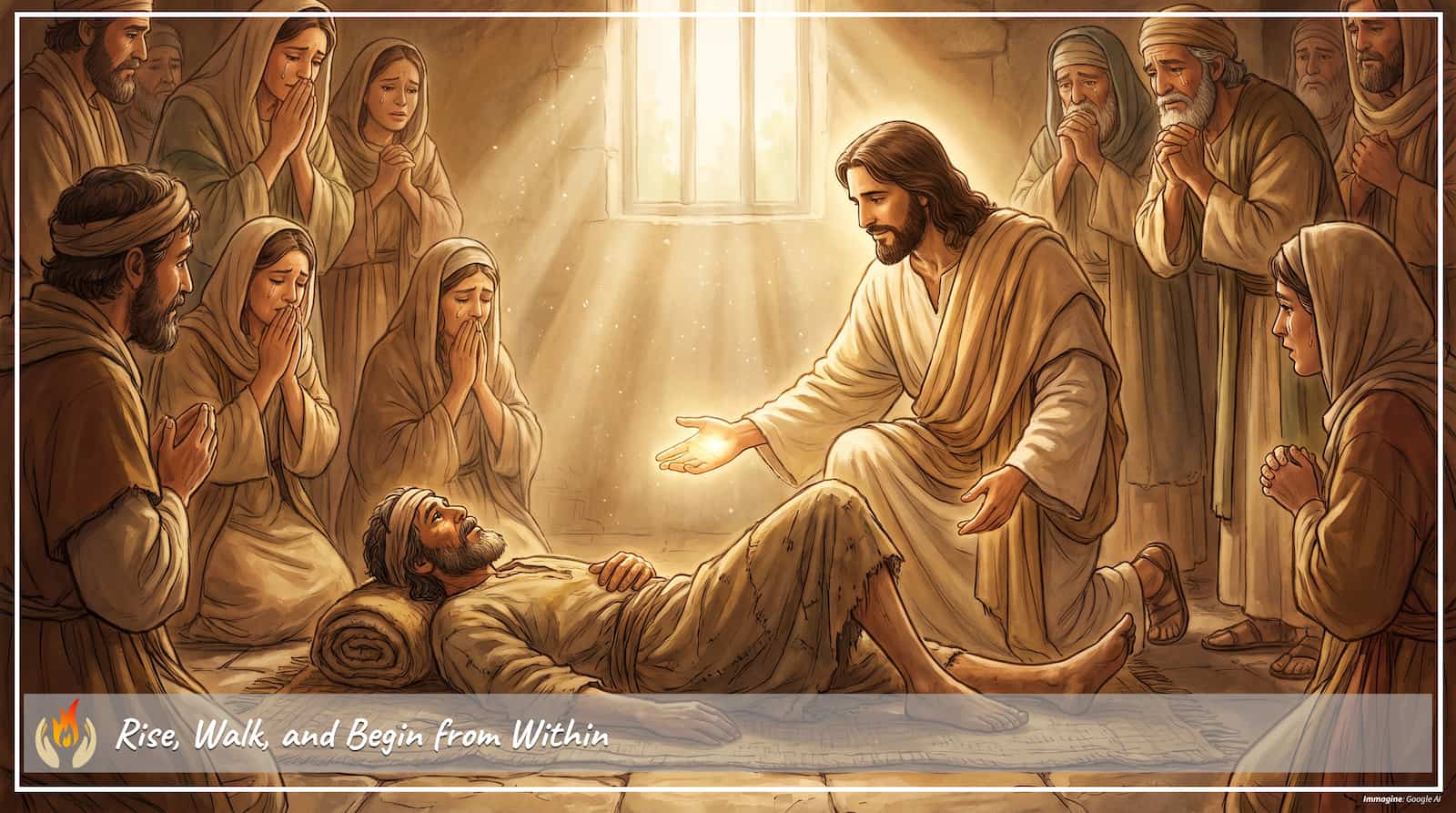 Daily Prayer for Thursday, July 2, 2026 entitled: “Rise, Walk, and Begin from Within”