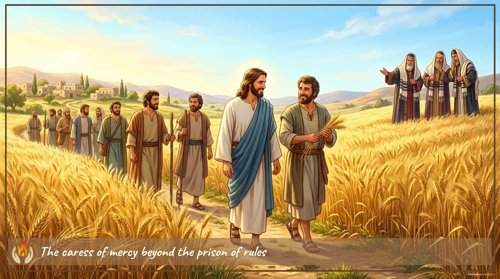 Daily Prayer of Friday, July 17, 2026, titled: “The caress of mercy beyond the prison of rules”
