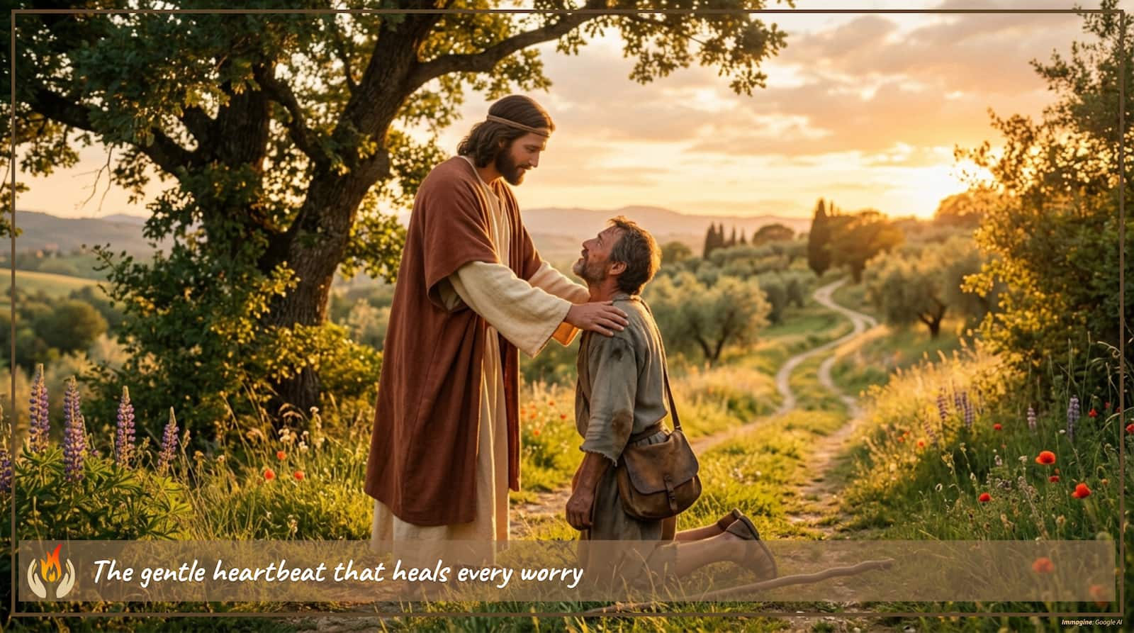 Daily Prayer for Thursday, July 16, 2026, entitled: “The gentle heartbeat that heals every worry”