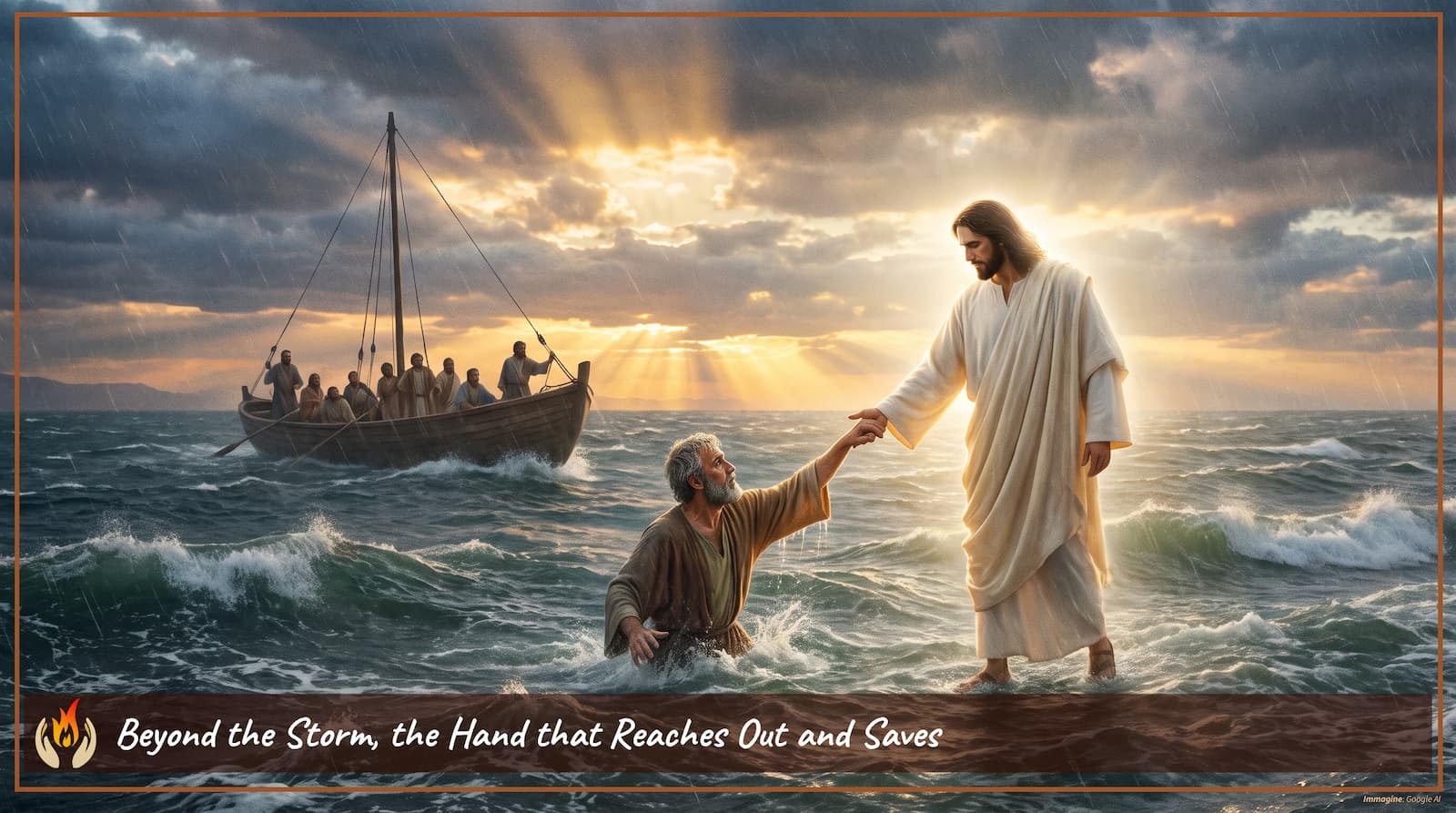 Daily Prayer for Monday, August 3, 2026 entitled: “Beyond the Storm, the Hand that Reaches Out and Saves”
