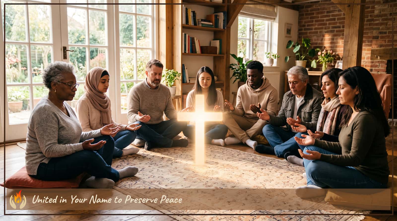 Daily Prayer for Wednesday, August 12, 2026 titled: “United in Your Name to Preserve Peace”